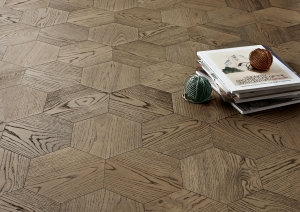 Esagono Signature: disegni geometrici per un parquet icona di stile