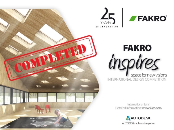 La progettualità italiana conquista l’argento nel concorso internazionale di design “FAKRO Inspires – Space for New Visions” 2016.