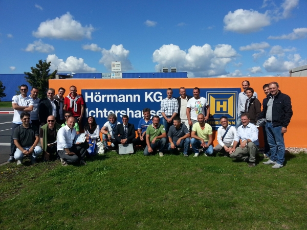 18 rivenditori italiani in visita  agli stabilimenti produttivi del Gruppo Hörmann