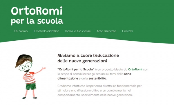 Riparte il Progetto Scuola OrtoRomi: rinnovato, digitale, aperto a tutte le scuole primarie d’Italia